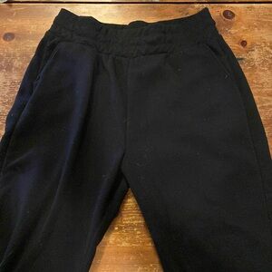 Black sweatpant joggers